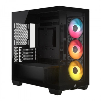 Corsair 2800X RS-R ARGB Κουτί υπολογιστή Micro-ATX με πανοραμικό γυαλί, Μαύρο