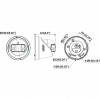 Hikvision DS-2CD2343G2P-LISU/SL 4MP Πανοραμική Dome IP κάμερα 180°, Μαύρο