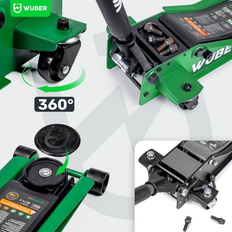 WUBER W22022 Γρύλος δαπέδου 3T, 85-430 mm