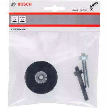 Bosch 2608000857 Δίσκος στήριξης, 50 mm, Quick Lock, Μαύρο (για GWG 12V-50 S Professional)