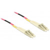 Delock 80156 LC Duplex σε LC Duplex Multimode OM4 καλώδιο οπτικών ινών, 75 m