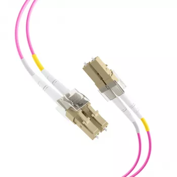 EFB-Elektronik Καλώδιο Patch οπτικών ινών LC σε LC OM4 Duplex, 40 m, LSZH, μωβ