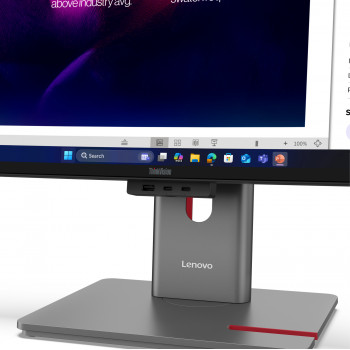 Lenovo ThinkVision P40WD-40 40 inch 5K WUHD Curved IPS οθόνη, 120 Hz, Dock, Daisy Chain, MC60 κάμερα, ηχεία