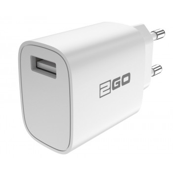 2GO 797253 Φορητός φορτιστής, 5 V, λευκό, εσωτερικού χώρου