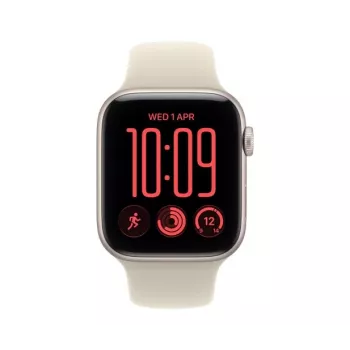 Apple Watch SE 3 GPS + Cellular 40 mm θήκη αλουμινίου Polarstern με αθλητικό λουράκι Sand – S/M