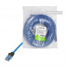 Logilink Cat6a U/UTP Καλώδιο Patch RJ45, 1 m, μπλε, LSZH