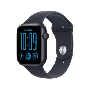 Apple Watch SE 3 GPS 44 mm θήκη αλουμινίου Mitternacht με αθλητικό λουράκι μπλε – M/L