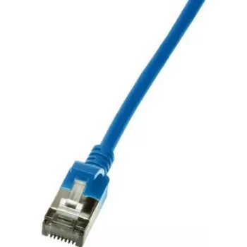 LogiLink Slim Cat6a Καλώδιο Patch RJ45, 0,3 m, μπλε