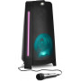 MEDION P61552 Bluetooth Ηχείο Πάρτι με Μικρόφωνο και Ραδιόφωνο FM, 2 x 22 W RMS, Μαύρο