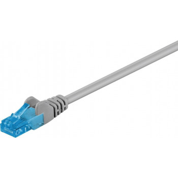 Goobay von Wentronic Cat6a U/UTP καλώδιο patch, 0,25 m, γκρι