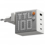 SHARGE Pixel 100 GaN φορτιστής, 100W, 3x USB-C, 1x USB-A - λευκό