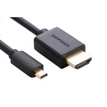 Ugreen Καλώδιο Micro HDMI σε HDMI, 2 m, 4K, Μαύρο