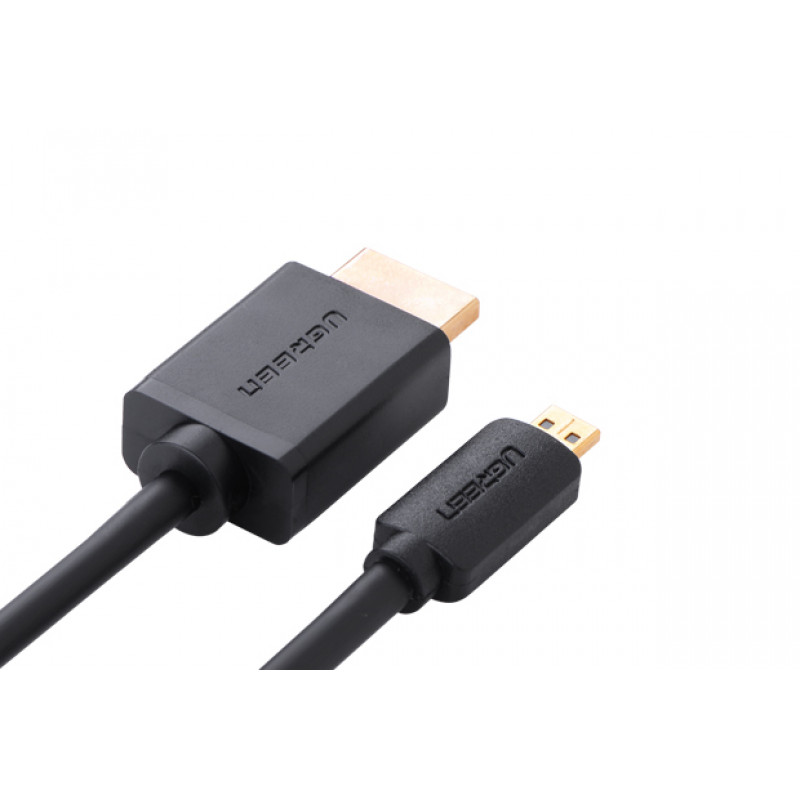 Ugreen Καλώδιο Micro HDMI σε HDMI, 2 m, 4K, Μαύρο