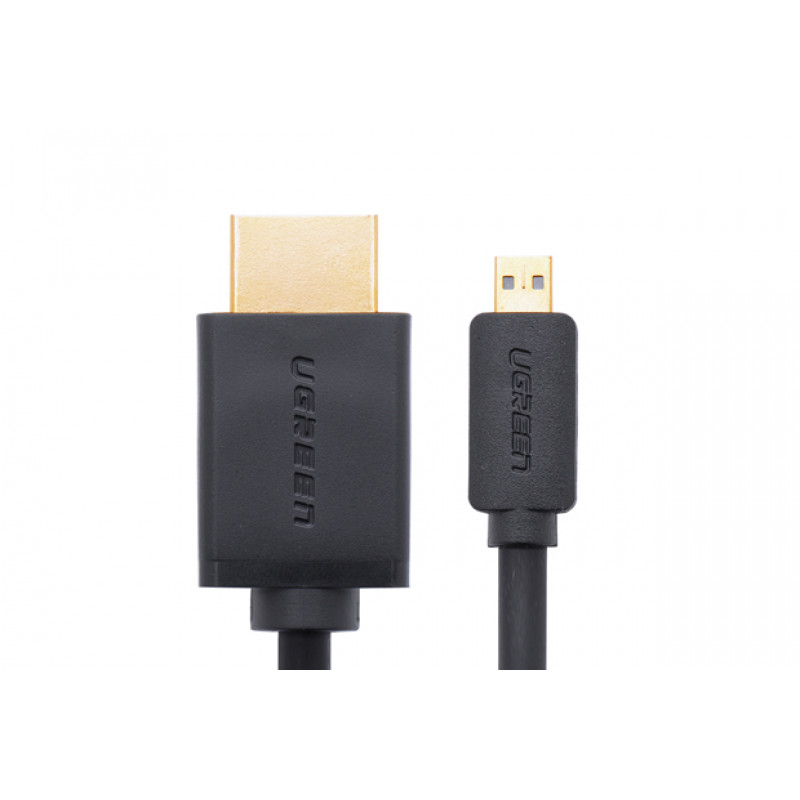 Ugreen Καλώδιο Micro HDMI σε HDMI, 2 m, 4K, Μαύρο