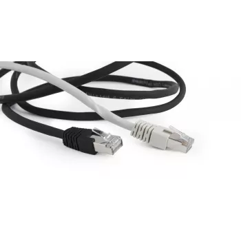 Gembird Καλώδιο δικτύου Cat6a S/FTP Patch RJ45, 5 m, Μαύρο, LSZH