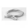 WANTEC Slim Cat6a U/UTP Καλώδιο δικτύου Patch RJ45, 2,8 mm, 1,5 m, Λευκό