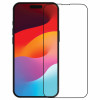 dbramante1928 eco-shield προστασία οθόνης για Apple iPhone 15, μαύρο περίγραμμα