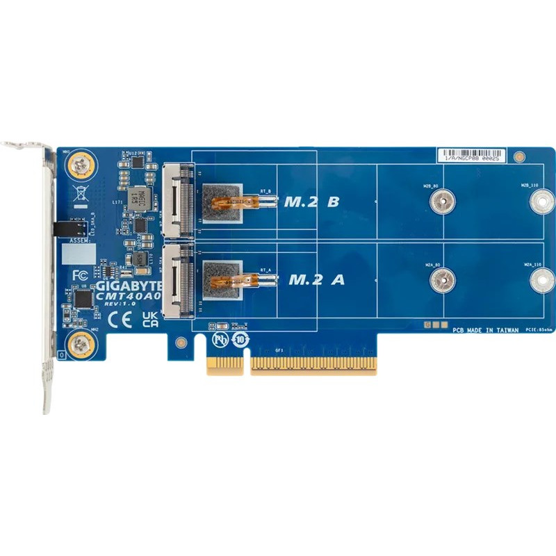 Gigabyte CMT40A0 εσωτερική κάρτα ελεγκτή M.2 RAID, PCIe
