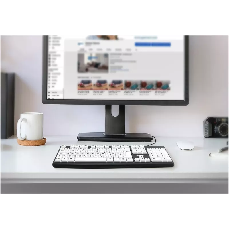 Geemarc KBSV3 πληκτρολόγιο USB, γερμανική διάταξη (QWERTZ), λευκό