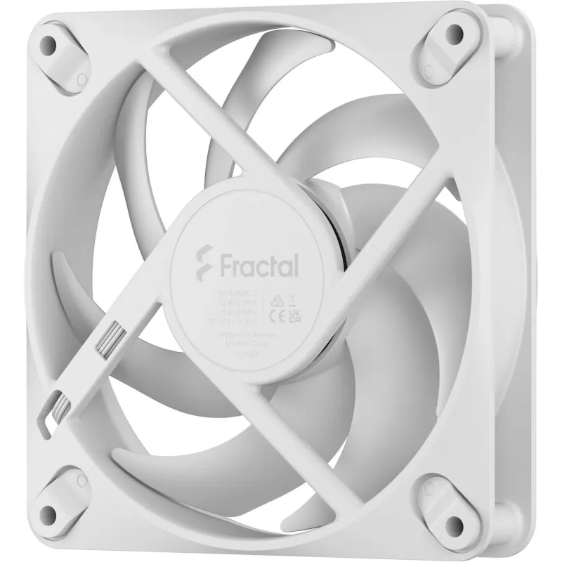Fractal Design Dynamic 3-12 Reverse ανεμιστήρας κουτιού 120 mm, λευκό
