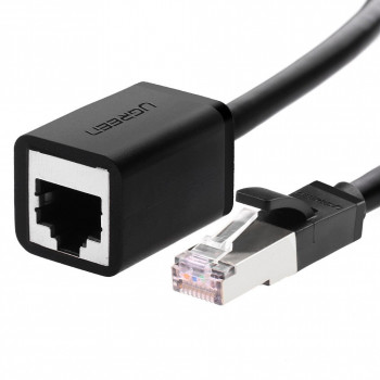 Ugreen Cat6 F/UTP καλώδιο patch RJ45, 0,5 m, μαύρο