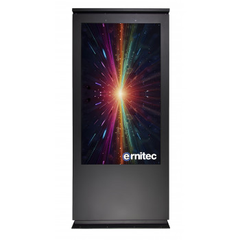ERNITEC 75 ιντσών εξωτερική οθόνη kiosk, 3000 nits, 4K UHD