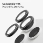 Zagg Glass Elite αντιθαμβωτικοί δακτύλιοι κάμερας για iPhone 18 Pro Max / 17 Pro Max / 18 Pro / 17 Pro μαύρο