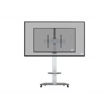 celexon Professional Adjust-3270MP βάση TV για επίπεδες οθόνες 32-70 inch, αλουμίνιο/σατινέ γυαλί, ασημί