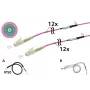 METZ CONNECT OpDAT VIK καλώδιο universal 12x OM4 LC-LC, 100 m, με βοήθημα έλξης, IP50 (152U127JJ5100G)