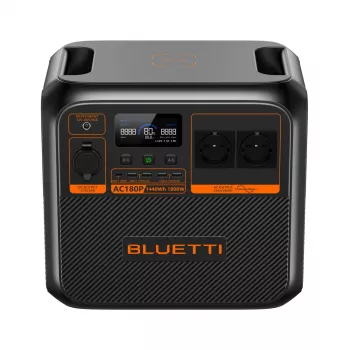 Bluetti AC180P φορητός σταθμός ενέργειας, LiFePO4, 36000 mAh, 1800 W, 16 kg
