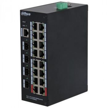 Dahua HS4420-16GT-190 Switch 16-Port PoE με 4x SFP