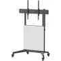 Manhattan κινητή βάση TV με ροδάκια, 50–100 inch, 35–80 kg, ρυθμιζόμενου ύψους Lift&Lock, Μαύρο (462730)