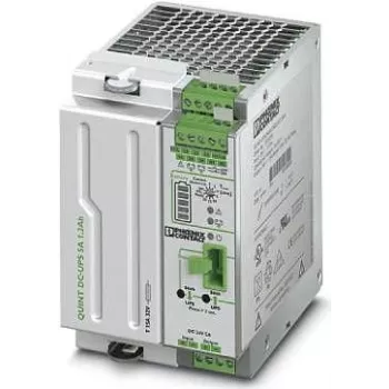 Phoenix Contact QUINT-UPS/ 24DC/ 24DC/ 5/1.3AH Αδιάλειπτη παροχή ισχύος, Πράσινο-Γκρι (2320254)