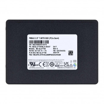 Samsung PM9A3 7,68TB 2,5 ίντσες Server-SSD, OEM (MZQL27T6HBLA-00A07)