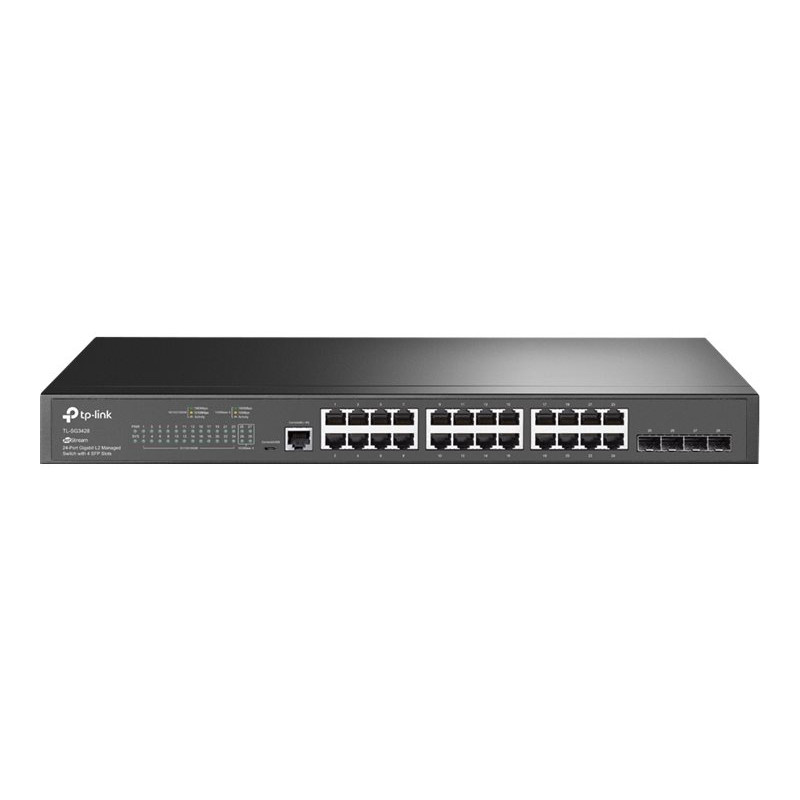 TP-Link Omada SG3428 (JetStream) Switch 24 θυρών Gigabit, 4x SFP, V2.4