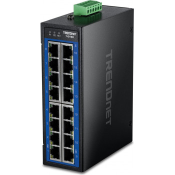 TRENDnet TI-G160 Switch βιομηχανικό 16 θυρών Gigabit για ράγα DIN