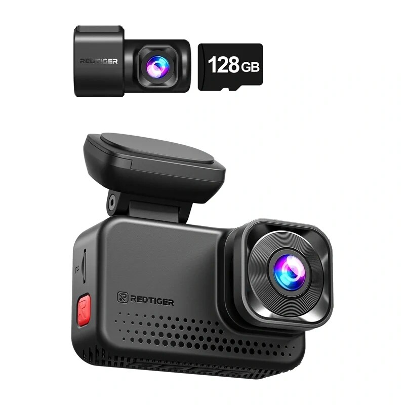 REDTIGER VC70 Wi-Fi 4K + 2,5K dashcam με κάρτα 128GB
