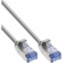 InLine Slim Cat6a U/FTP Καλώδιο Patch RJ45, 1 m, Γκρι