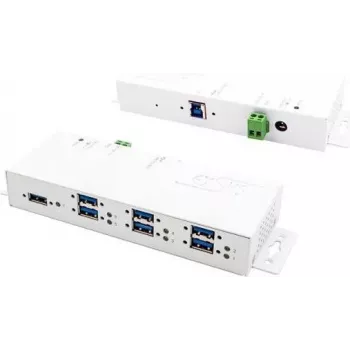 EXSYS EX-1189HMVS-3W Hub διασύνδεσης USB 3.2 Gen 1 (3.1 Gen 1) Type-B Λευκό