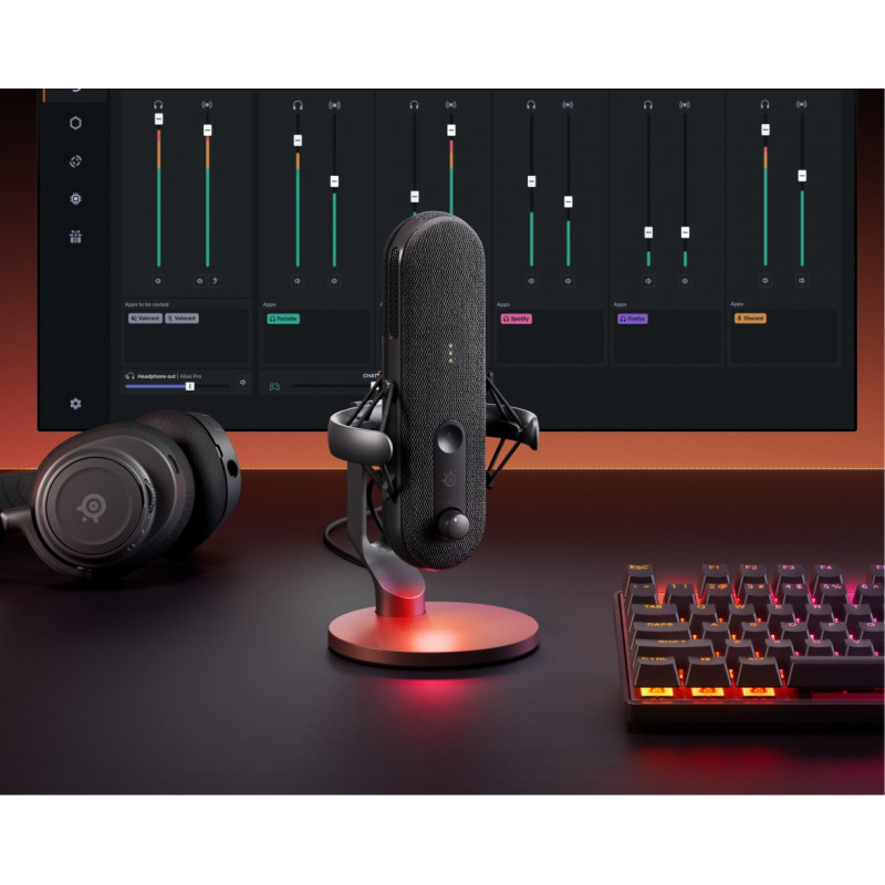 Steelseries ALIAS Μαύρο Μικρόφωνο PC