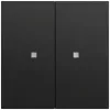 GIRA 517374 Push Button Rocker 2-gang OneKNX System 70 Black (517374)
