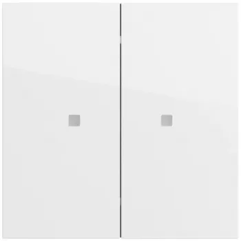 Gira OneKNX System 70 Διακόπτης ροκέ, 2 απλός, Λευκό (517370)