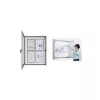 magnetoplan CC Προθήκη ανακοινώσεων, 4 x DIN A4, για εξωτερικό και εσωτερικό χώρο, ανθεκτικό γυαλί ασφαλείας ακρυλικού (1216000)