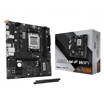 ASRock A620AM-P WIFI μητρική, AMD A620A, Socket AM5, microATX