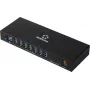 Renkforce RF-7403762 USB hub 10 θυρών USB-A, USB-C® USB 3.2 Gen1 5 GBit/s για βιομηχανικές εφαρμογές μαύρο RF-IH10-100