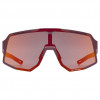 Uvex Sequenze CV γυαλιά ποδηλασίας, Cranberry Matt / Mirror Red