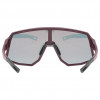 Uvex Sequenze CV γυαλιά ποδηλασίας, Cranberry Matt / Mirror Red