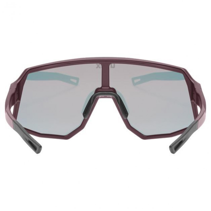 Uvex Sequenze CV γυαλιά ποδηλασίας, Cranberry Matt / Mirror Red