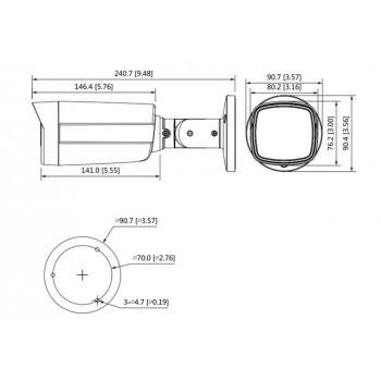 Dahua HAC-ME1509TH-A-PV-0360B-S2 κάμερα HDCVI, λευκή