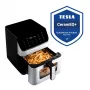 TESLA AirCook DualHeat QD65 XXL ψηφιακή φριτέζα θερμού αέρα με διπλή θέρμανση